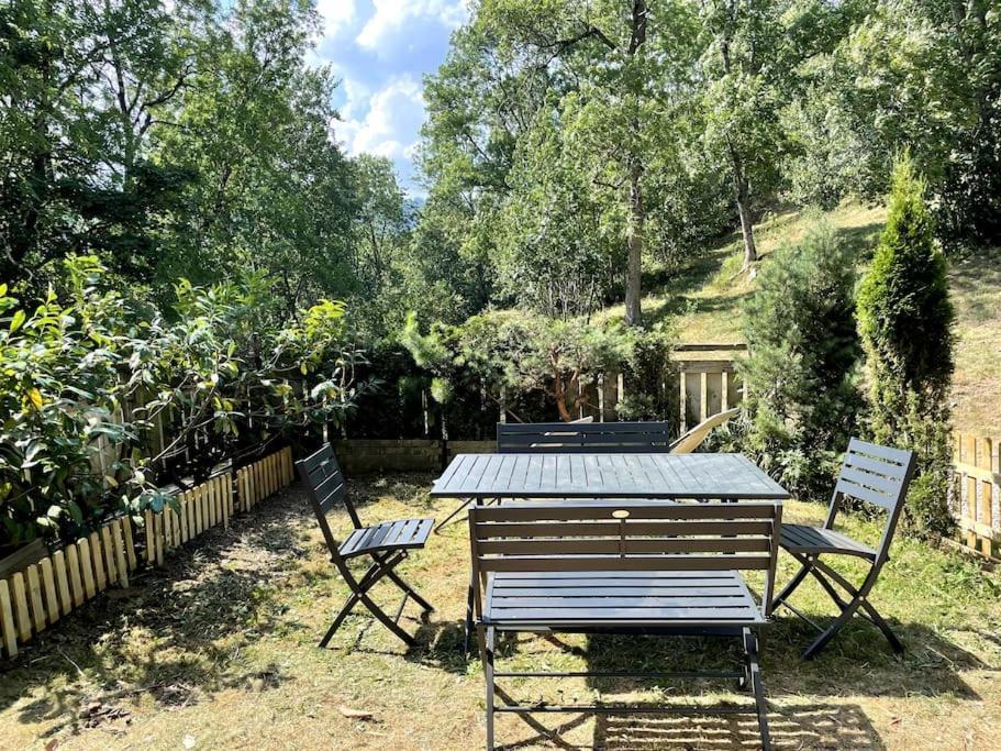 Logement A Megeve Avec Jardin Ngoại thất bức ảnh