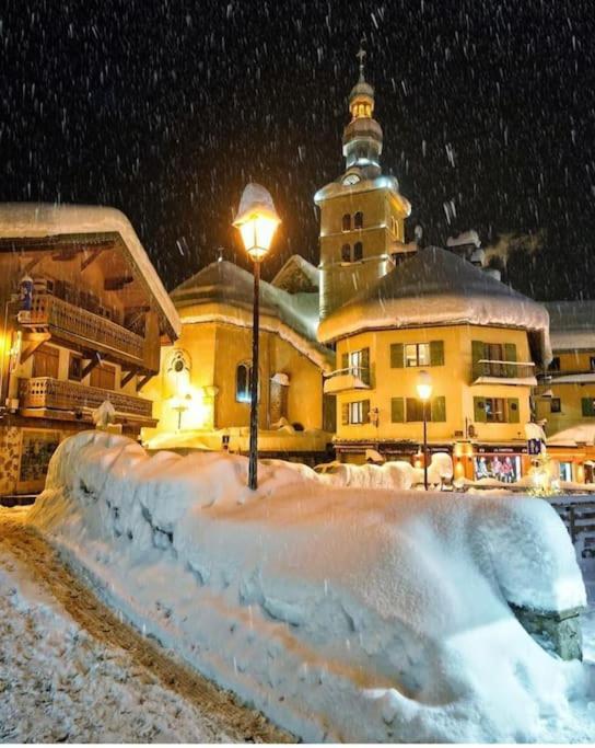 Logement A Megeve Avec Jardin Ngoại thất bức ảnh