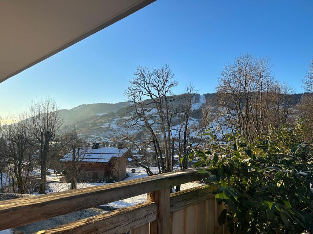 Logement A Megeve Avec Jardin Ngoại thất bức ảnh