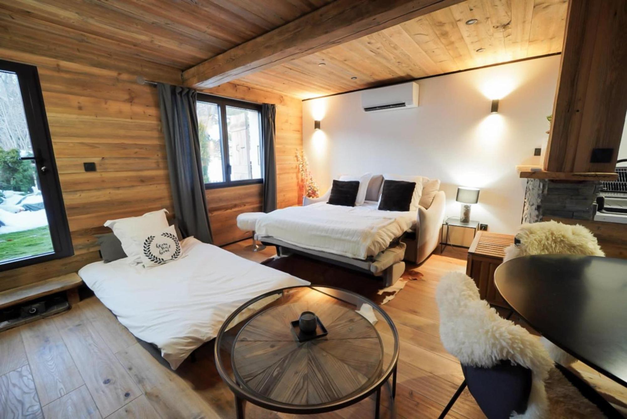 Logement A Megeve Avec Jardin Ngoại thất bức ảnh